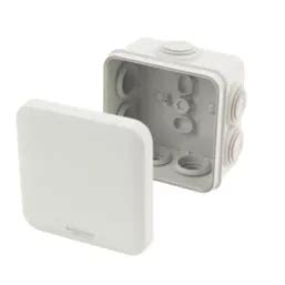 schneider electric 7-entry junction box with knockouts|IP55 Junction Boxes .